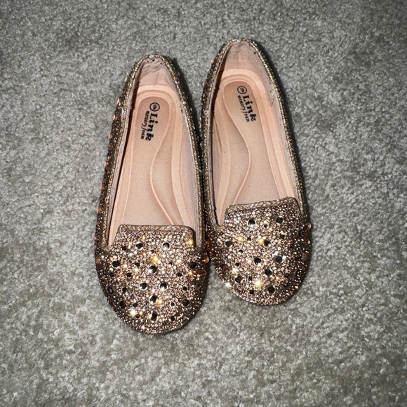 Link Other - Toddle girls Sparkle Memory Foam Flats Size 9